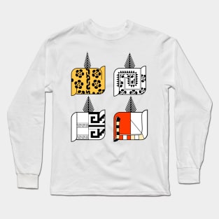 prehispanic blankets Long Sleeve T-Shirt